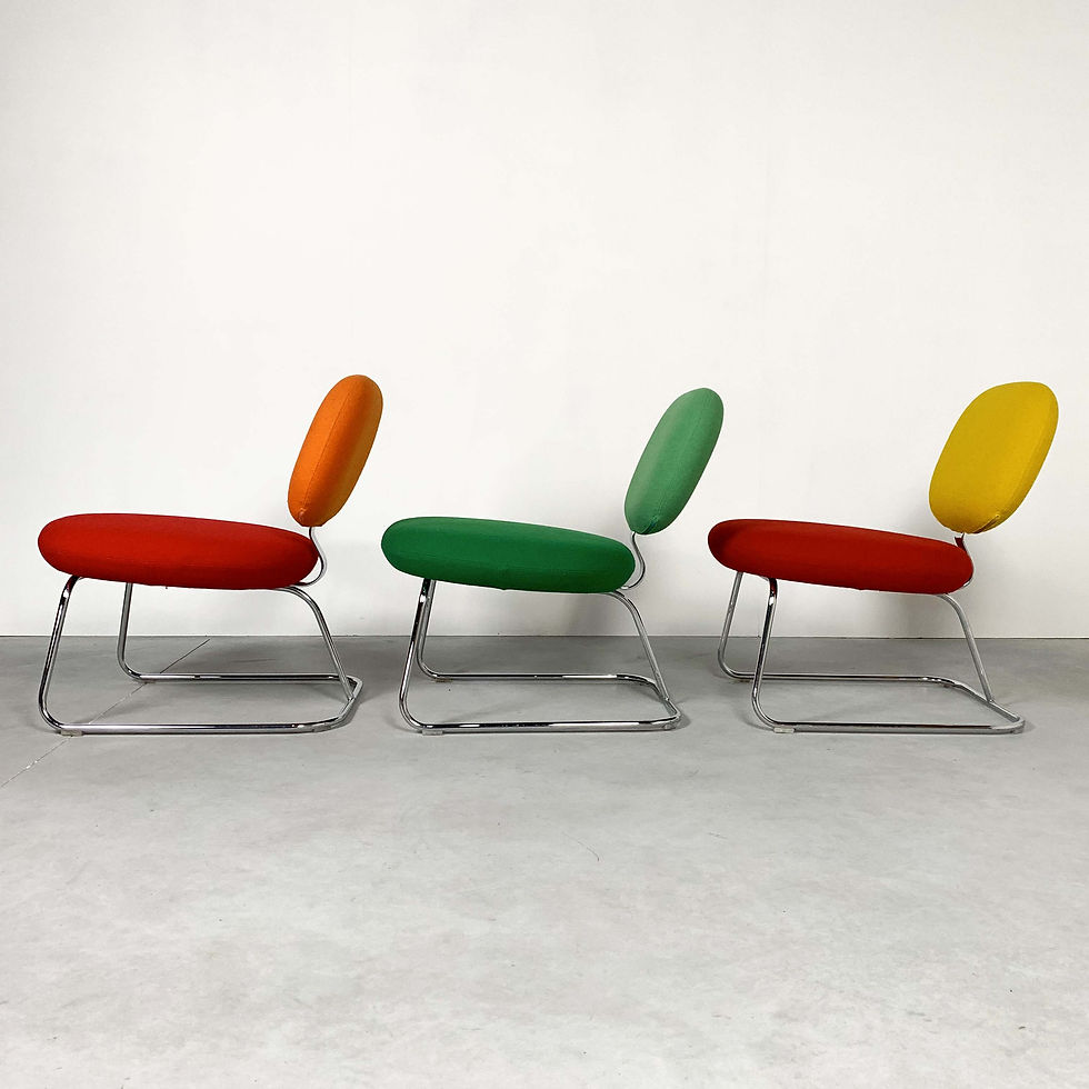 Thumbnail: Two Tone Vega Chairs by Jasper Morrison for Artifort, 1990s - SOLD