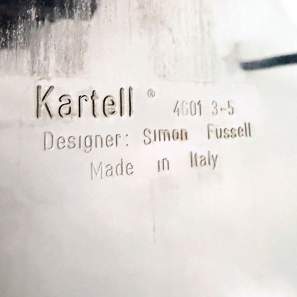 Thumbnail: Black Desk with Chest of Drawers from Kartell, 1980s - SOLD