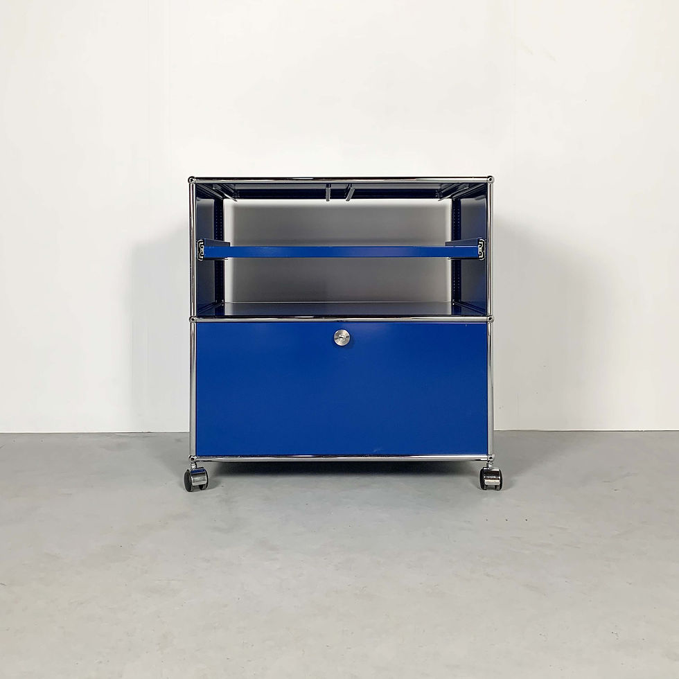 Thumbnail: Blue Cabinet by Fritz Haller & Paul Schärer for USM Haller, 1980s - SOLD