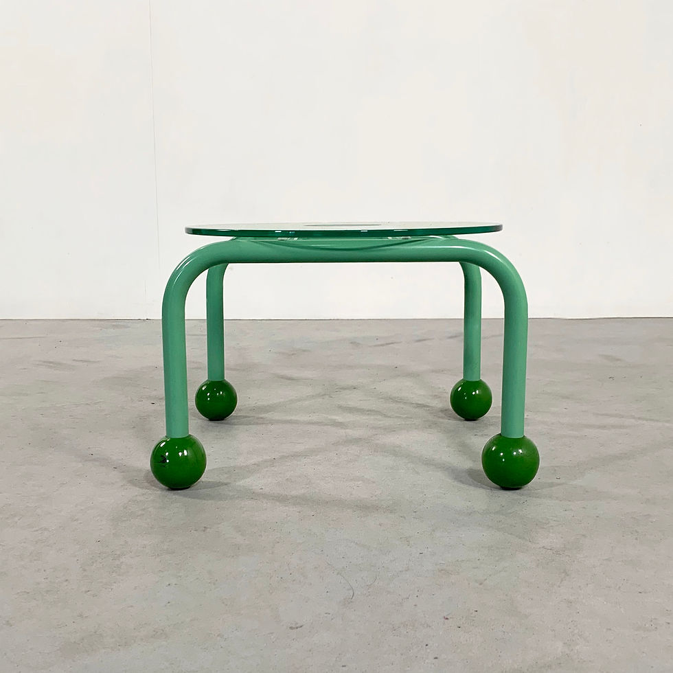 Thumbnail: Rare Side Table/Stool by Nanda Vigo, 1980s - SOLD