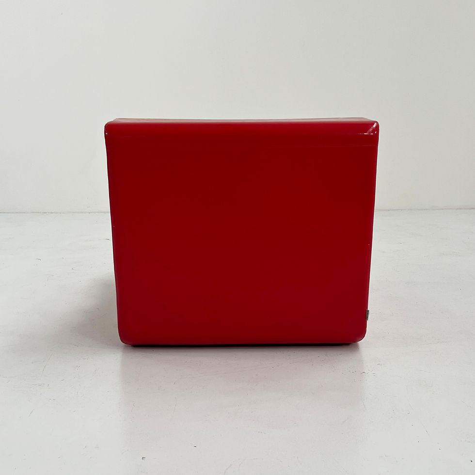 Thumbnail: Red Karelia Lounge Chair by Liisi Beckmann for Zanotta, 1960s - SOLD