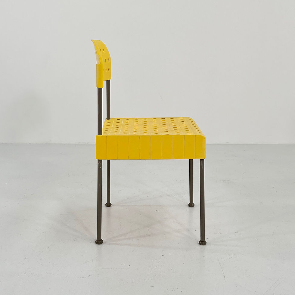 Thumbnail: Yellow Box Chair by Enzo Mari for Anonima Castelli, 1970s - SOLD