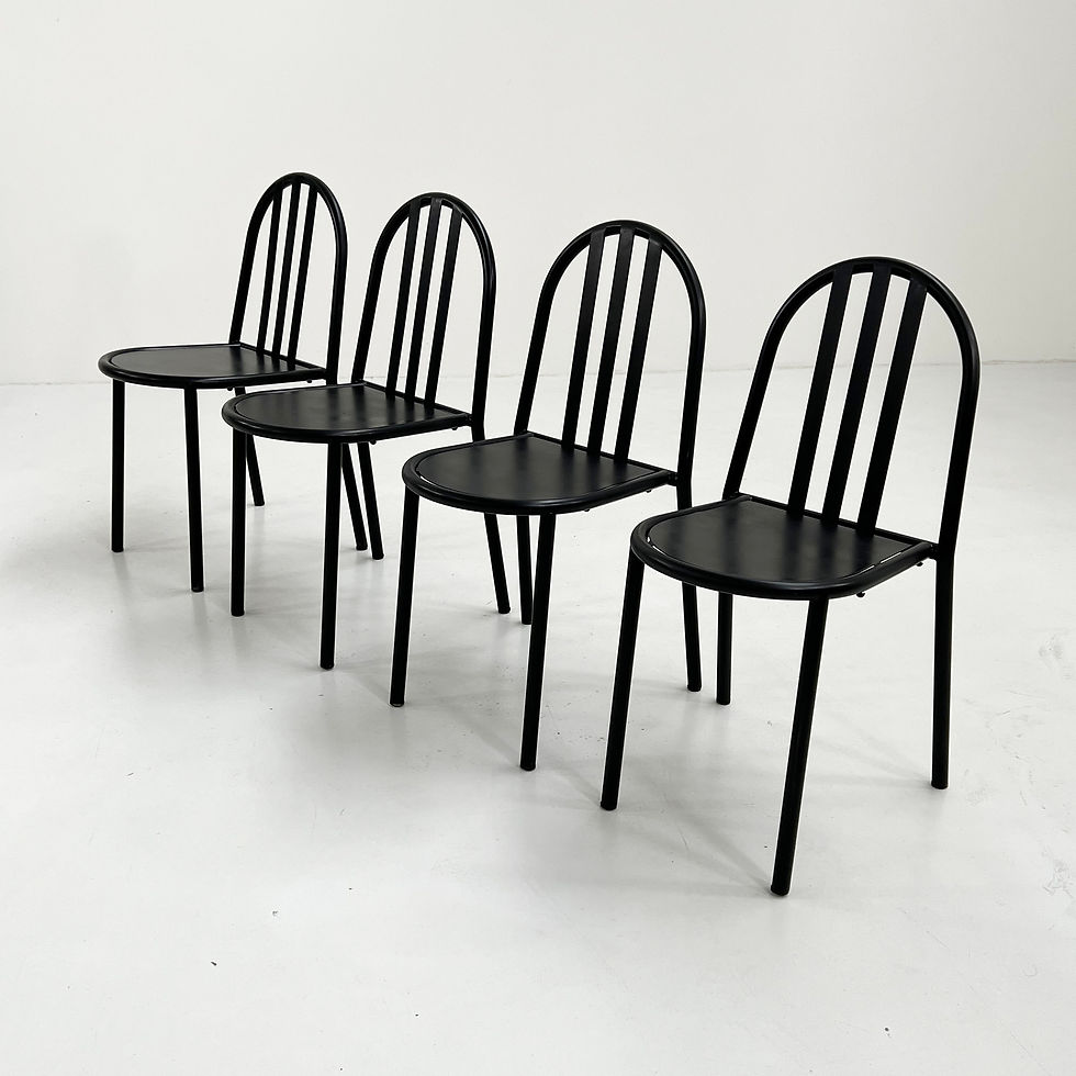 Thumbnail: Set of 4 No.222 Chair by Robert Mallet-Stevens for Pallucco Italia, 1980s - SOLD