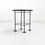 Thumbnail: Postmodern Black Side Table in Metal, 1980s - SOLD