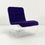 Thumbnail: Space Age Lounge Chair in Plexiglass with Purple Cushion, 1970s
