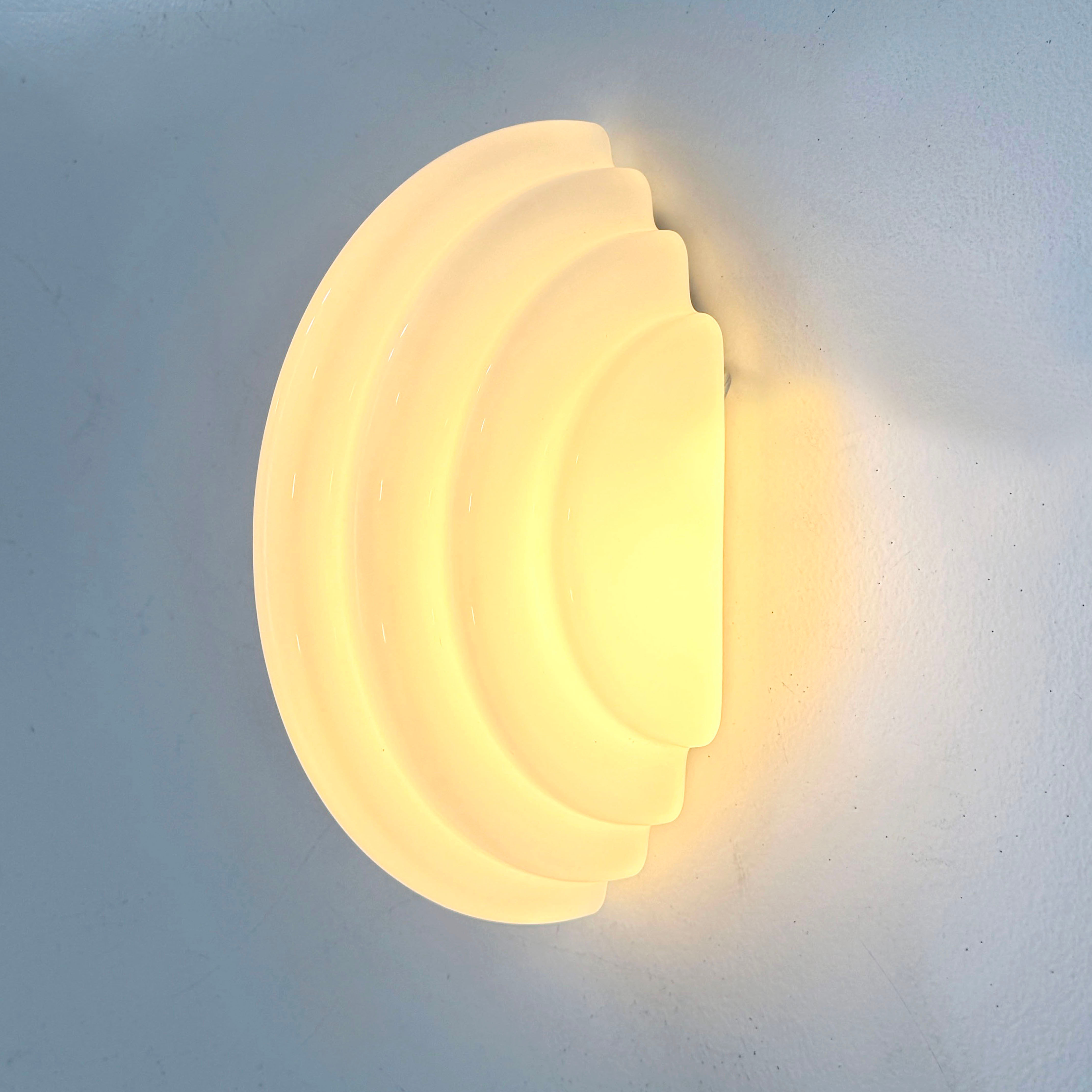 Kai Glass Wall Lamp by Kazuhide Takahama for Sirrah, 1970s - SOLD
