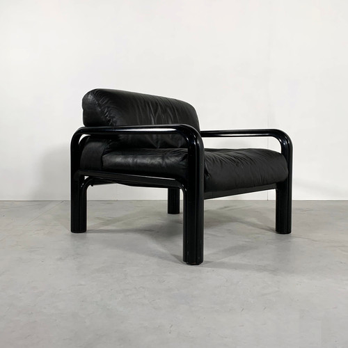 Knoll モダンテーブル 黒 1976 Gae Aulenti Orsay Coffee Table by Gae Aulenti for Knoll, 1970s - SOLD