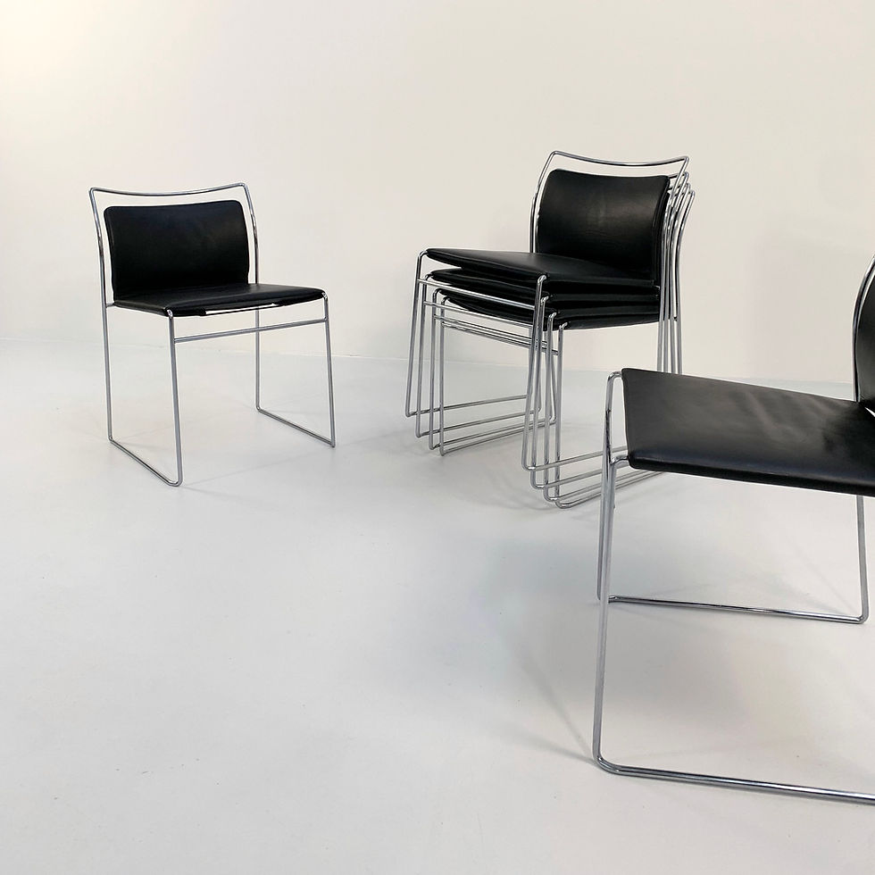 Thumbnail: Set of 6 Tulu Dining Chairs by Kazuhide Takahama for Gavina, 1960s - SOLD