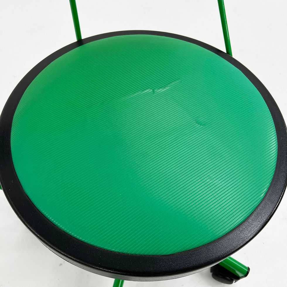 Thumbnail: Green Adjustable Desk Chair from Bieffeplast, 1980s - SOLD