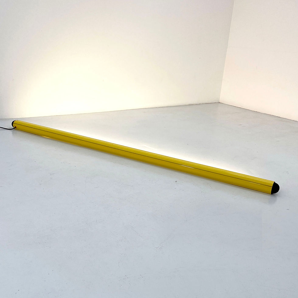 Thumbnail: Yellow Large Neon Lamp from DIL, 1980s