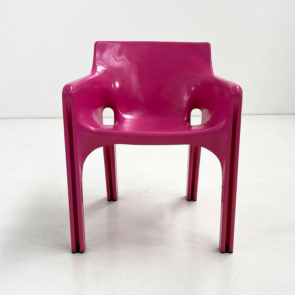 Thumbnail: Pink Gaudi Armchair by Vico Magistretti for Artemide, 1984