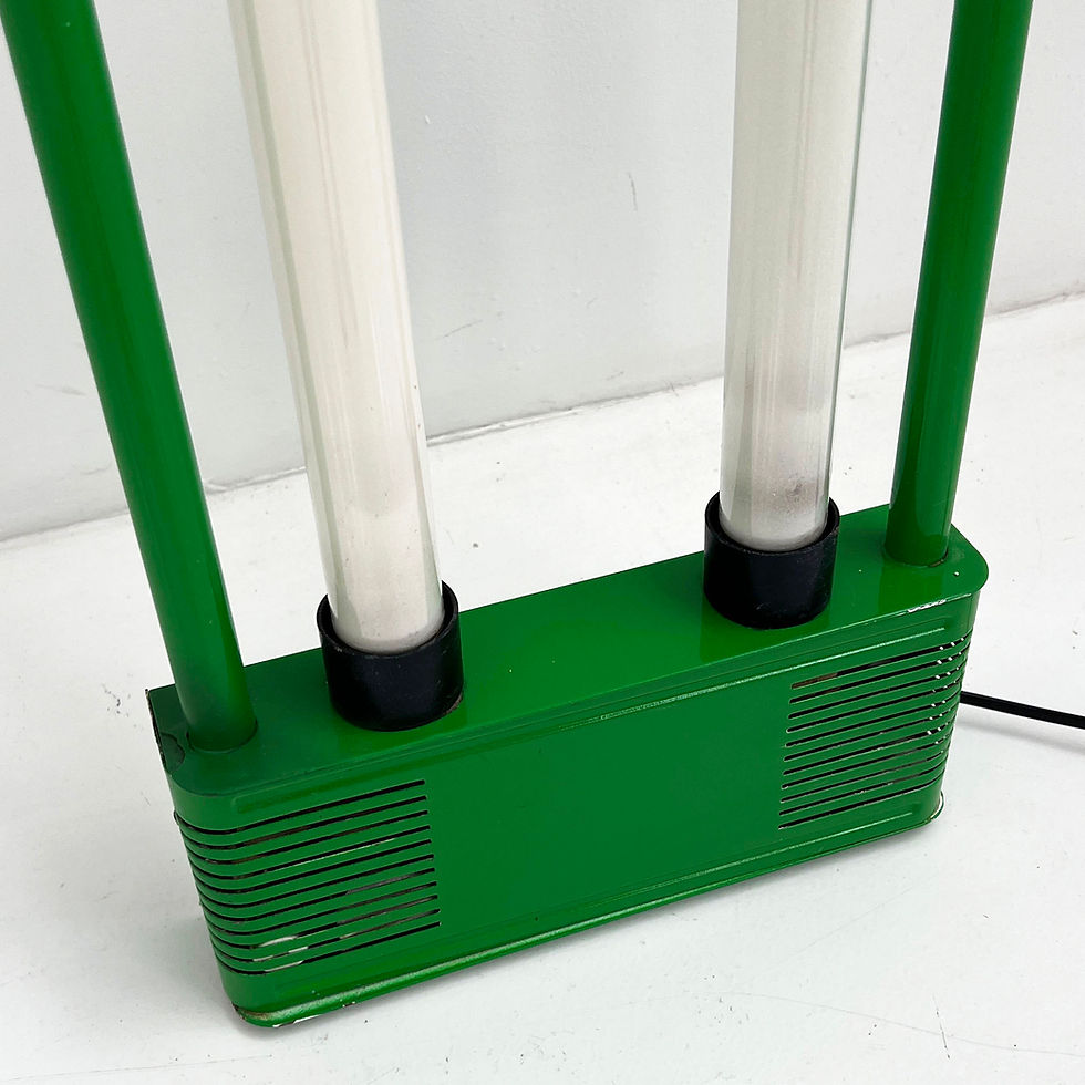 Thumbnail: Green Double Neon Lamp by Gian N. Gigante for Zerbetto, 1980s
