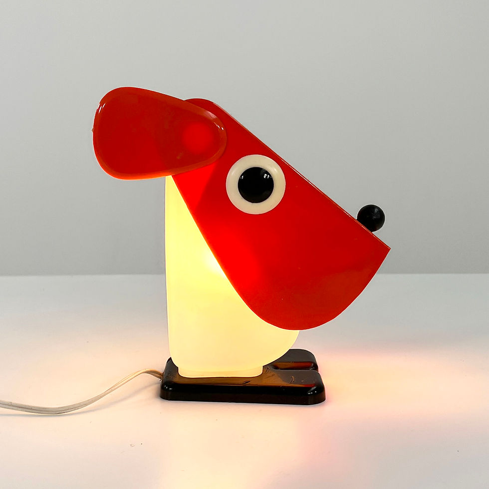 Thumbnail: Dog Table Lamp by Fernando Cassetta for Tacman, 1970s - SOLD