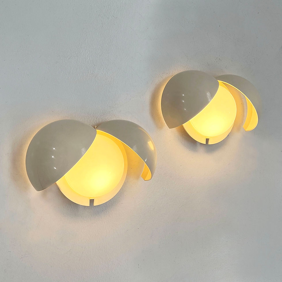 Thumbnail: Pair of Lampira Wall Lights by G. Piero & A. Monti for Fontana Arte, 1970 - SOLD