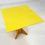 Thumbnail: Yellow Dining Table Model 4310 by Anna Castelli Ferrieri for Kartell, 1980s