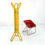 Thumbnail: Yellow Tubular Standing Coat Rack, 1980s - SOLD