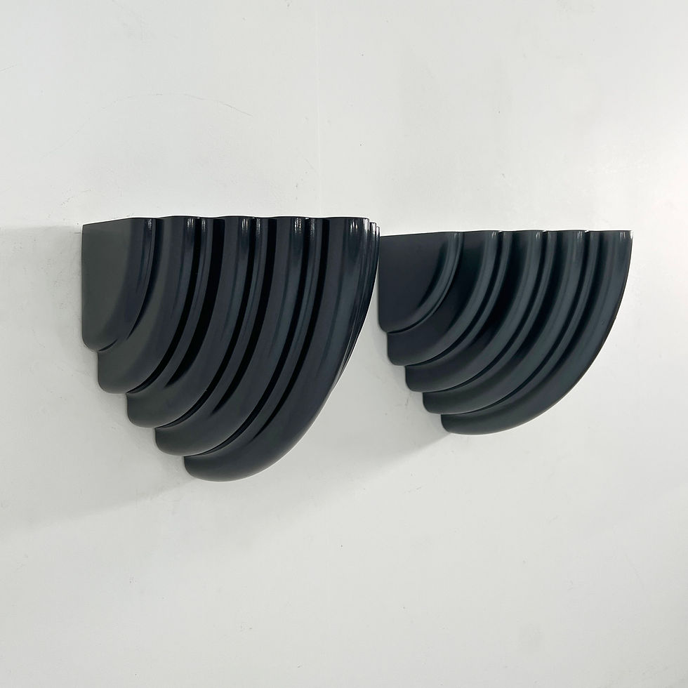 Thumbnail: Pair of Tuki Wall Lamps by Kazuide Takahama for Sirrah, 1980s - SOLD