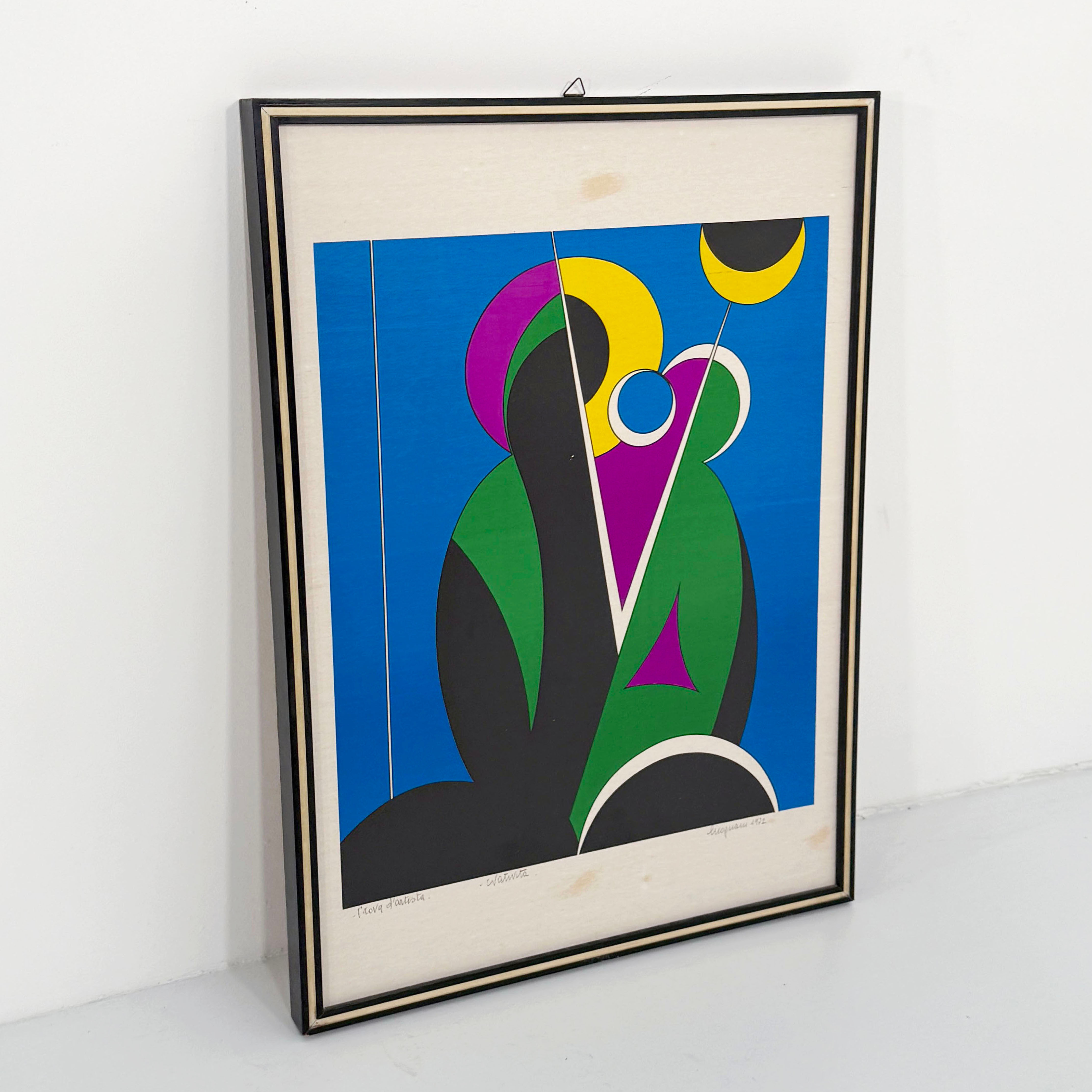 Natività' Lithography by Corrado Cicognani, 1970s