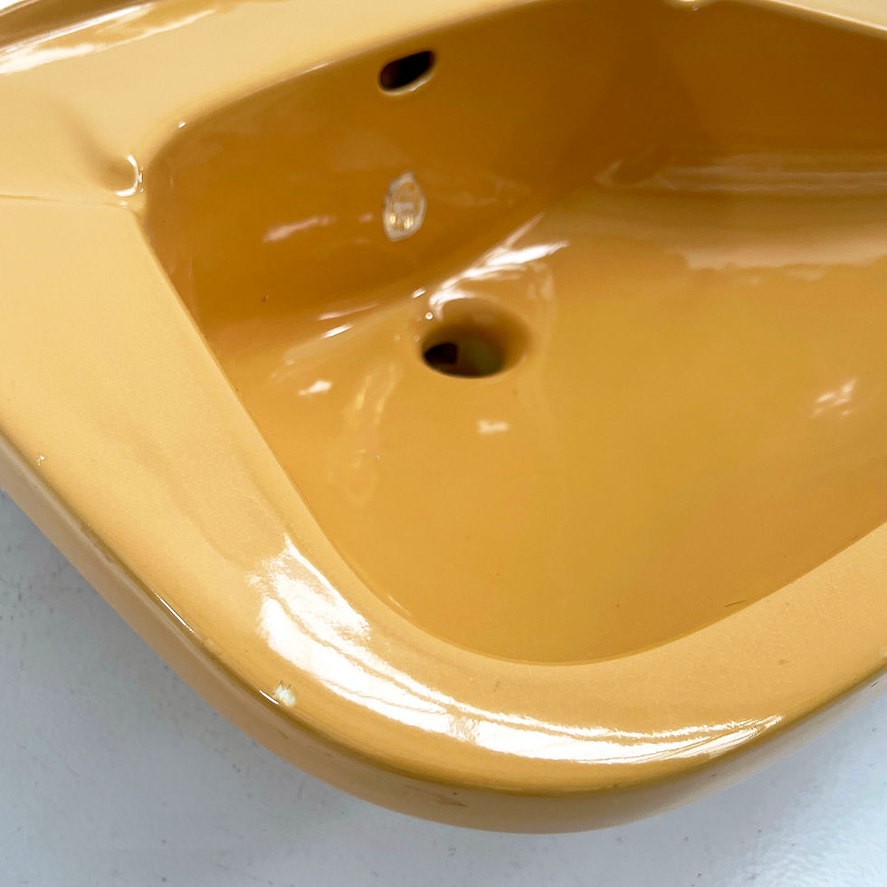 Thumbnail: Vintage Mustard Sink from Keramag Keravit, 1980s - SOLD