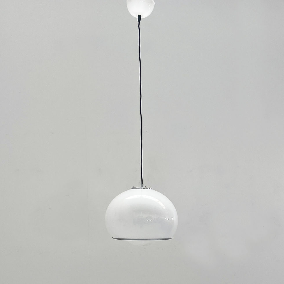 Thumbnail: Small White Bud Pendant Lamp by Studio 6G for Guzzini, 1970s - SOLD