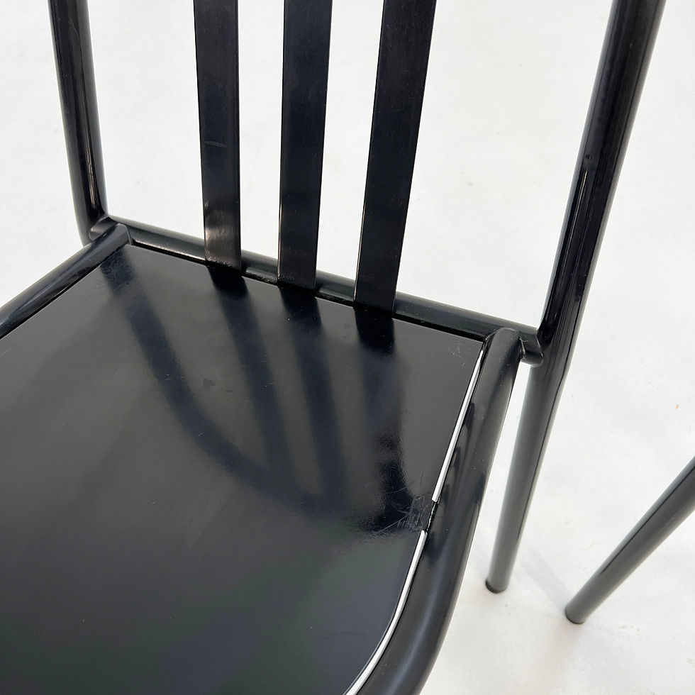 Thumbnail: Set of 6 No.222 Chairs by Robert Mallet-Stevens for Pallucco Italia, 1980 - SOLD