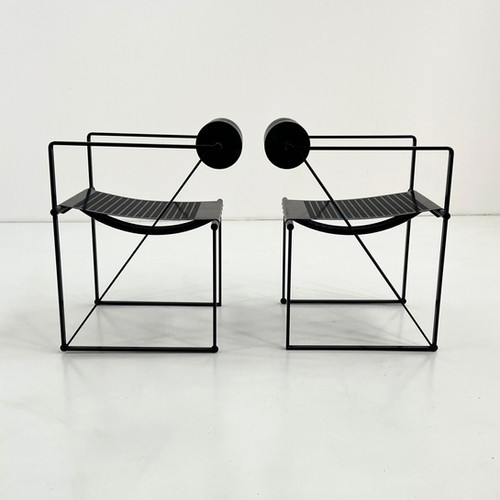 Black Seconda Chair by Mario Botta for Alias, 1980s | Kooloomodern