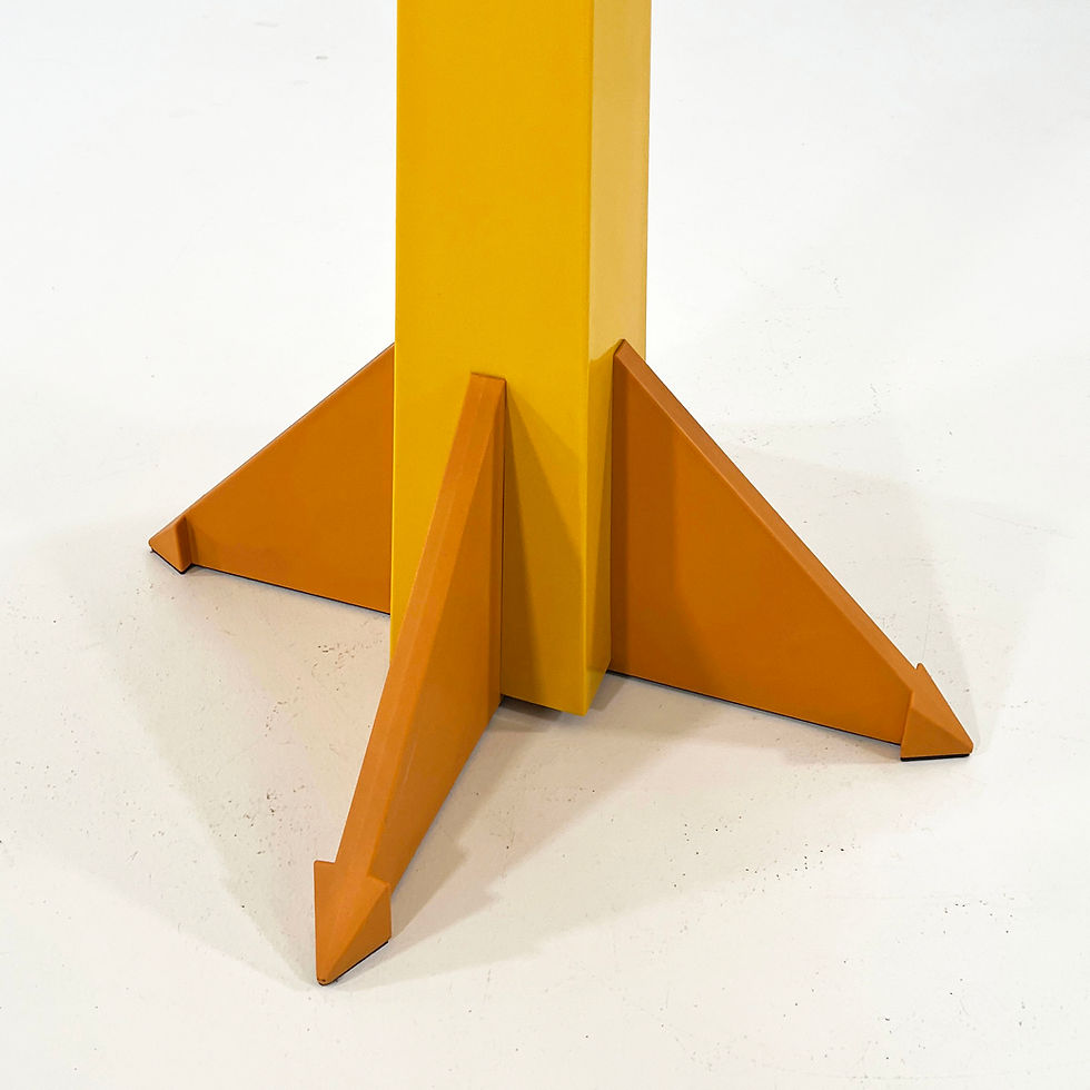 Thumbnail: Yellow Dining Table Model 4310 by Anna Castelli for Kartell, 1980s - SOLD