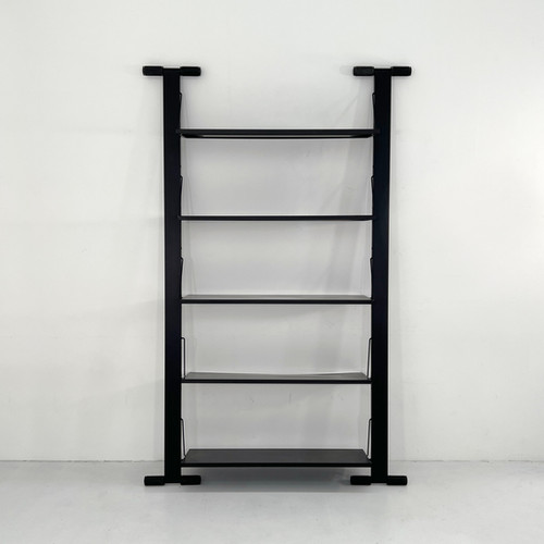 Black Graffiti Shelf by Rodney Kinsman for Bieffeplast, 1980s