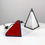 Thumbnail: Set of 2 Postmodern Pyramid Lamps by Zonca Italy, 1980s - SOLD