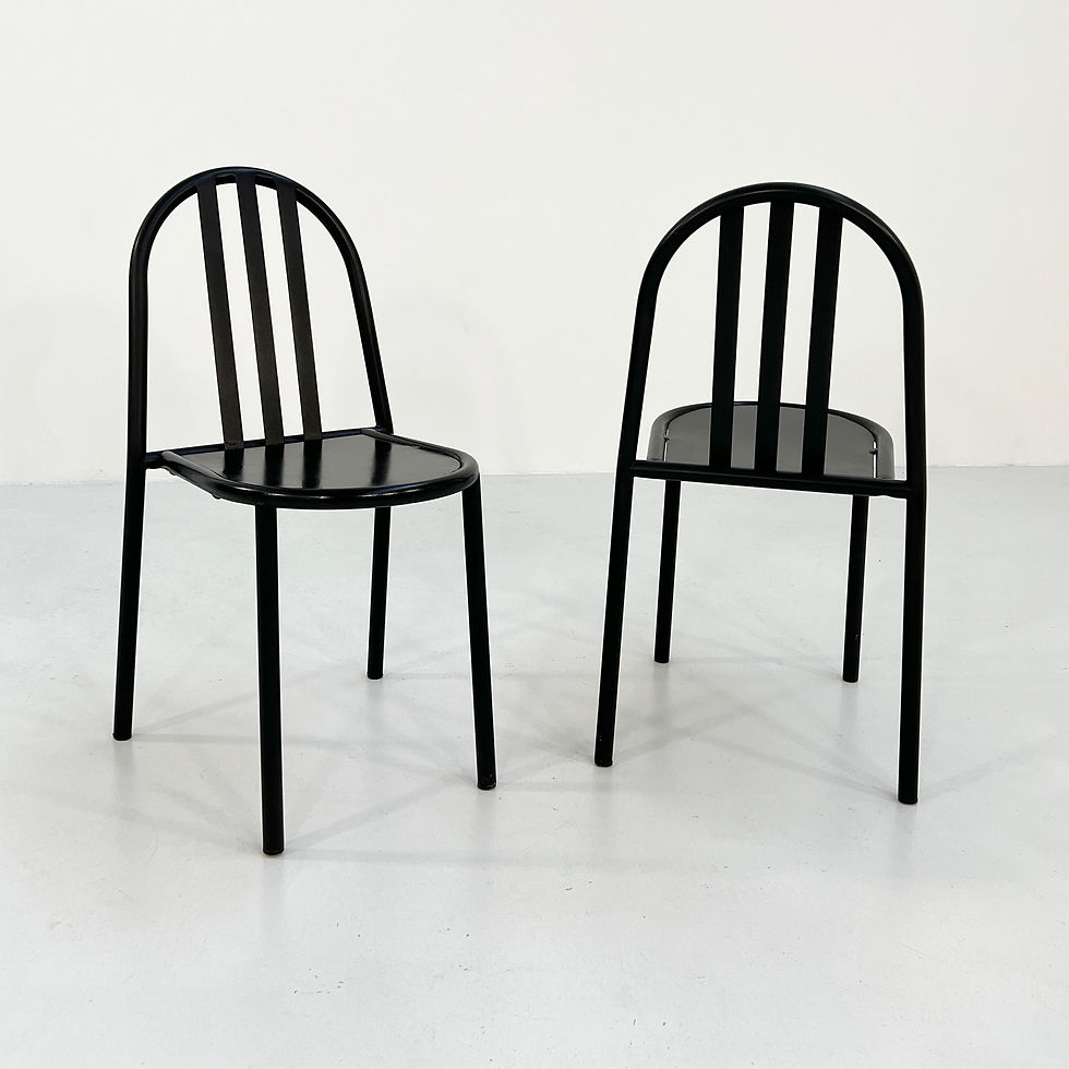 Thumbnail: Set of 4 No.222 Chairs by Robert Mallet-Stevens for Pallucco Italy, 1980s - SOLD
