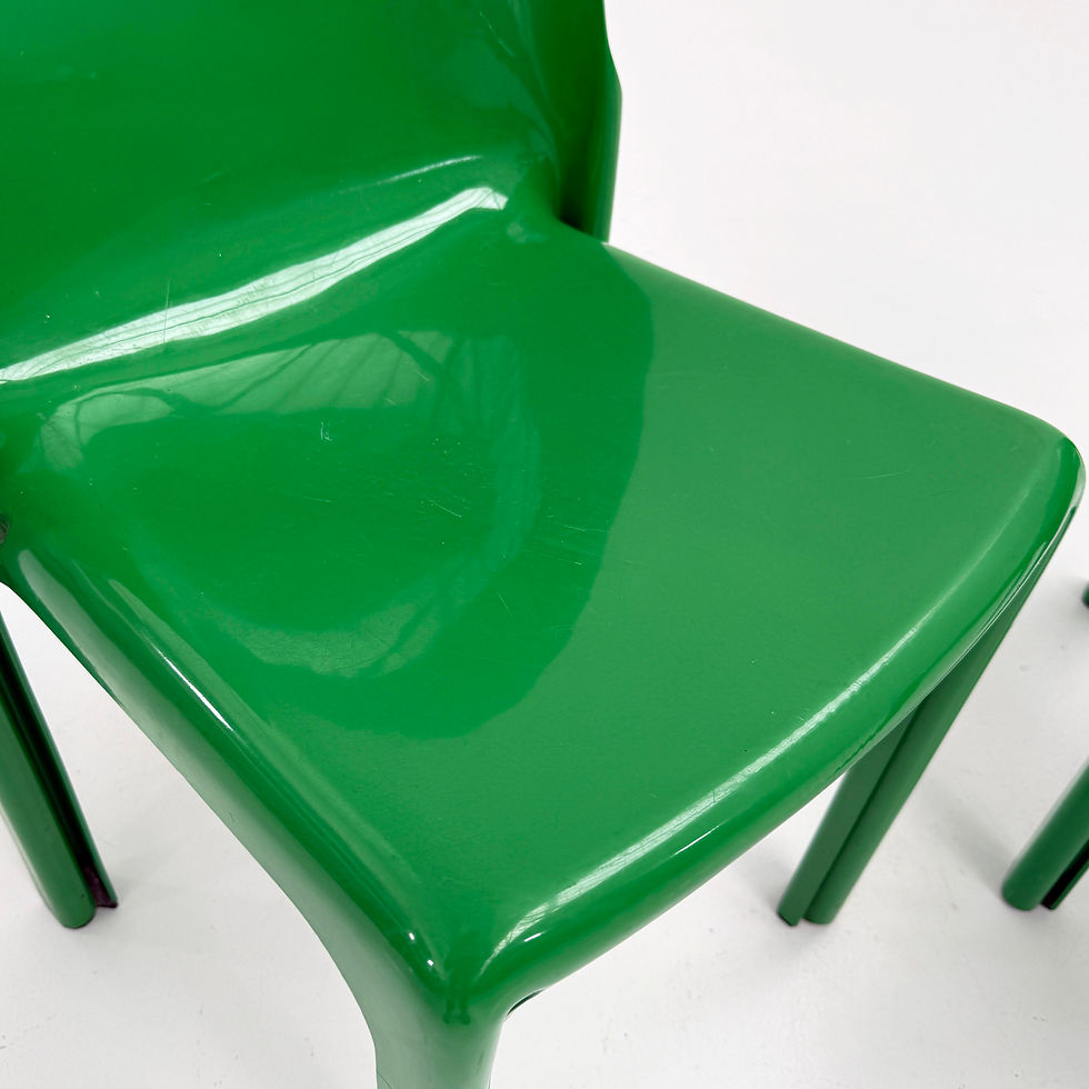 Thumbnail: Green Selene Chair by Vico Magistretti for Artemide, 1970s - SOLD