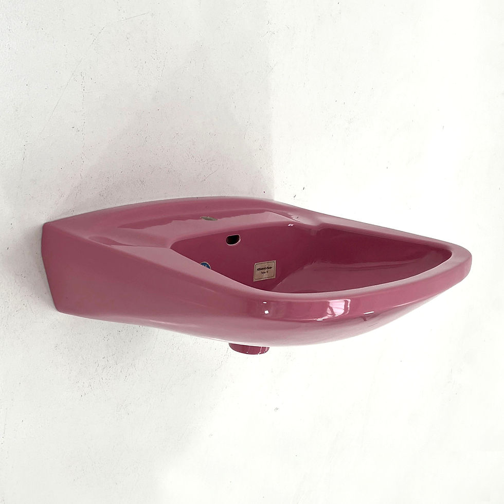 Thumbnail: Vintage Pink Sink from Keramag Keravit, 1980s