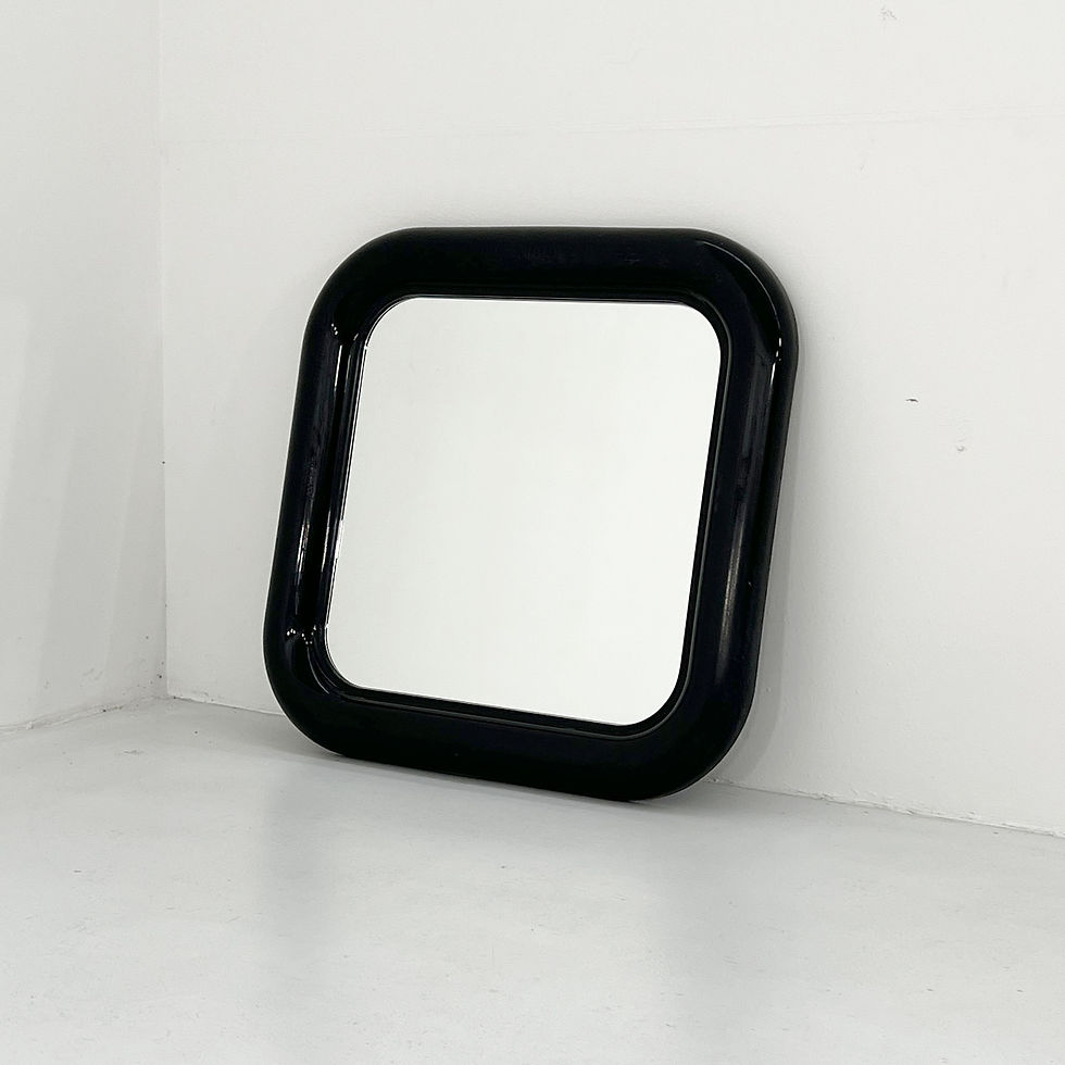Thumbnail: Black Delfo Mirror by Sergio Mazza for Artemide, 1960s - SOLD