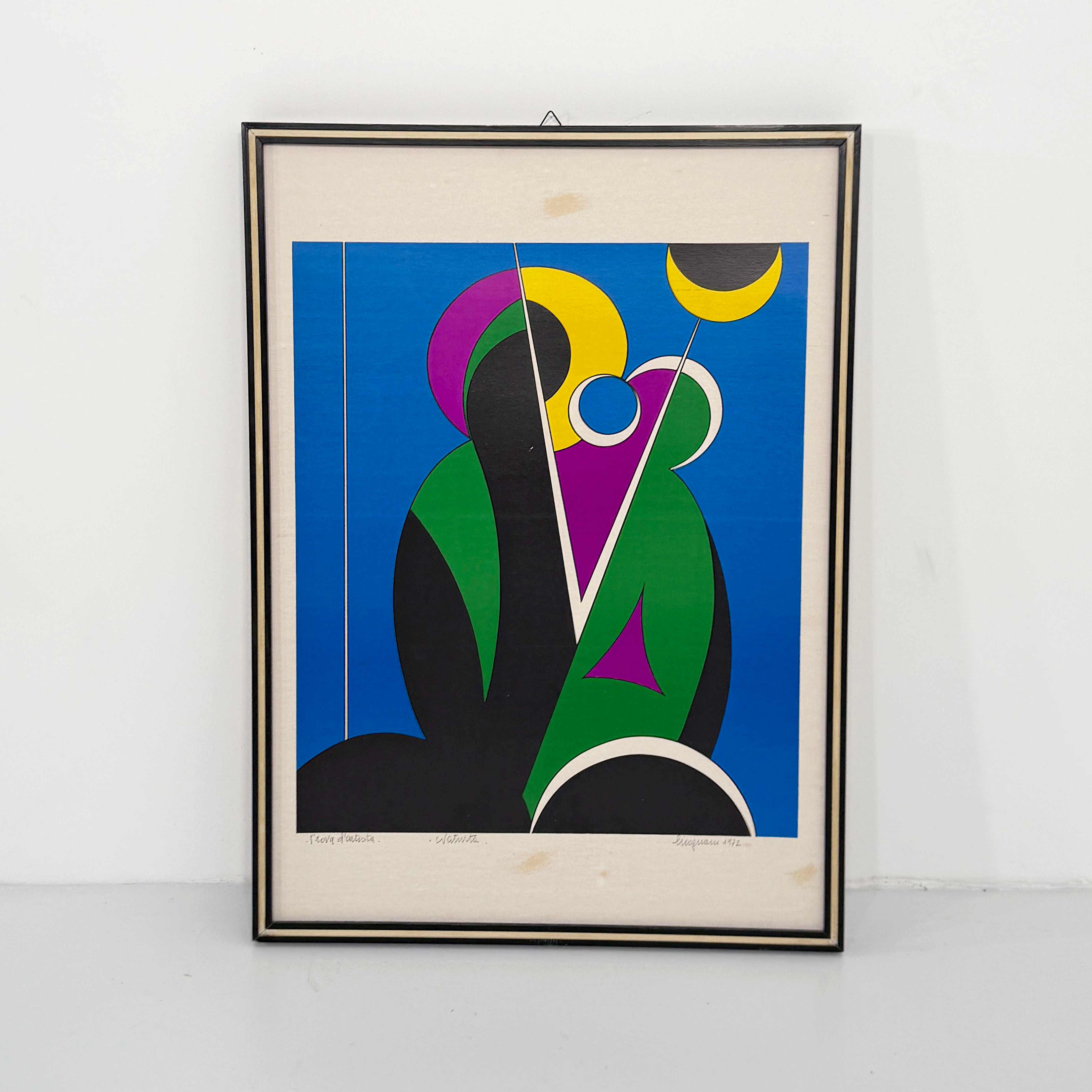 “Natività" Lithography by Corrado Cicognani, 1970s