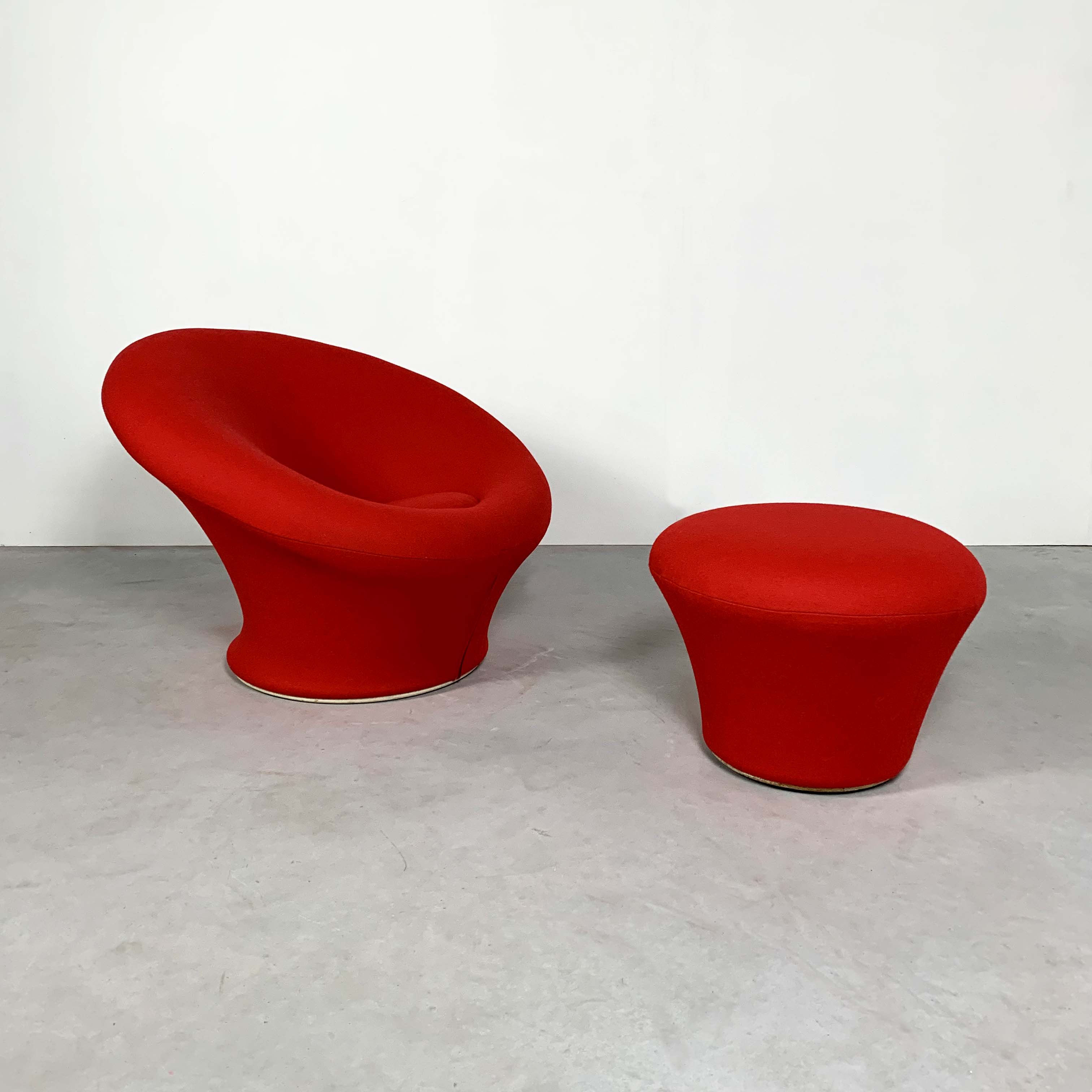 Mushroom Lounge Chair plus Ottoman by Pierre Paulin for Artifort, 1960s - SOLD