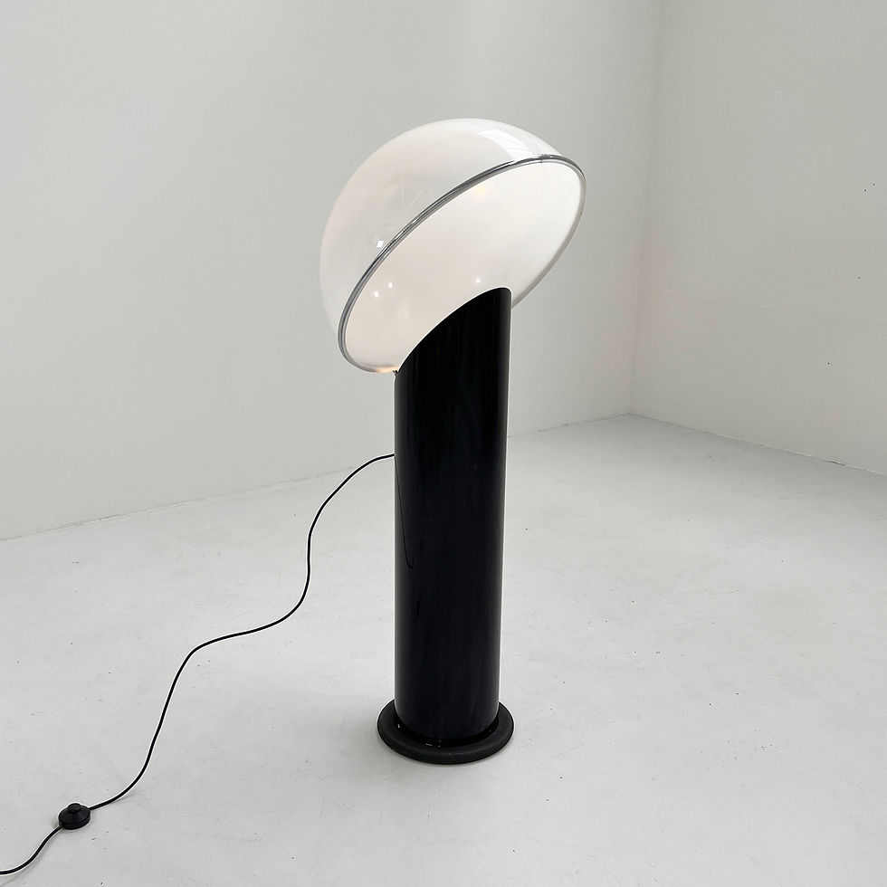 Thumbnail: Black Ciot Floor Lamp by Ennio Chiggio for Lumenform, 1970s - SOLD