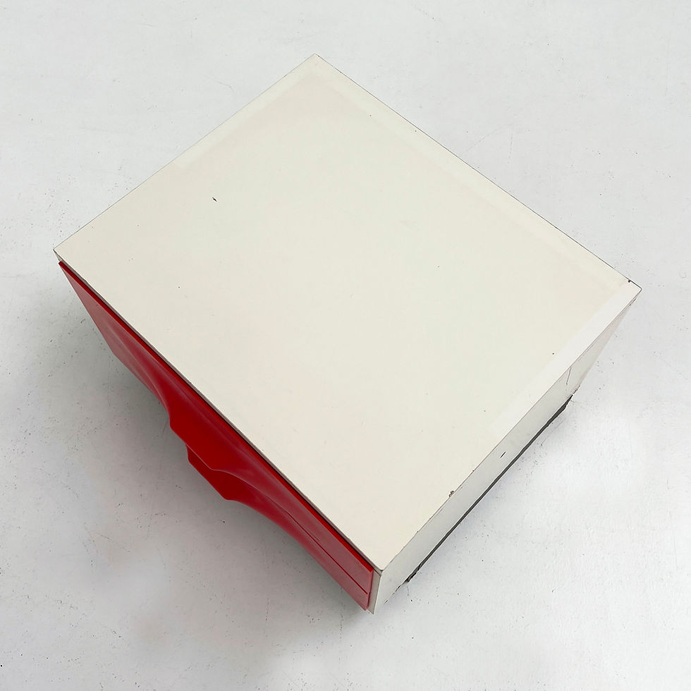 Thumbnail: Night Table DF 2000 2 Drawers by Raymond Loewy for Doubinsky Frères, 1960 - SOLD