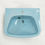 Thumbnail: Vintage Blue Sink from Keramag Keravit, 1980s - SOLD
