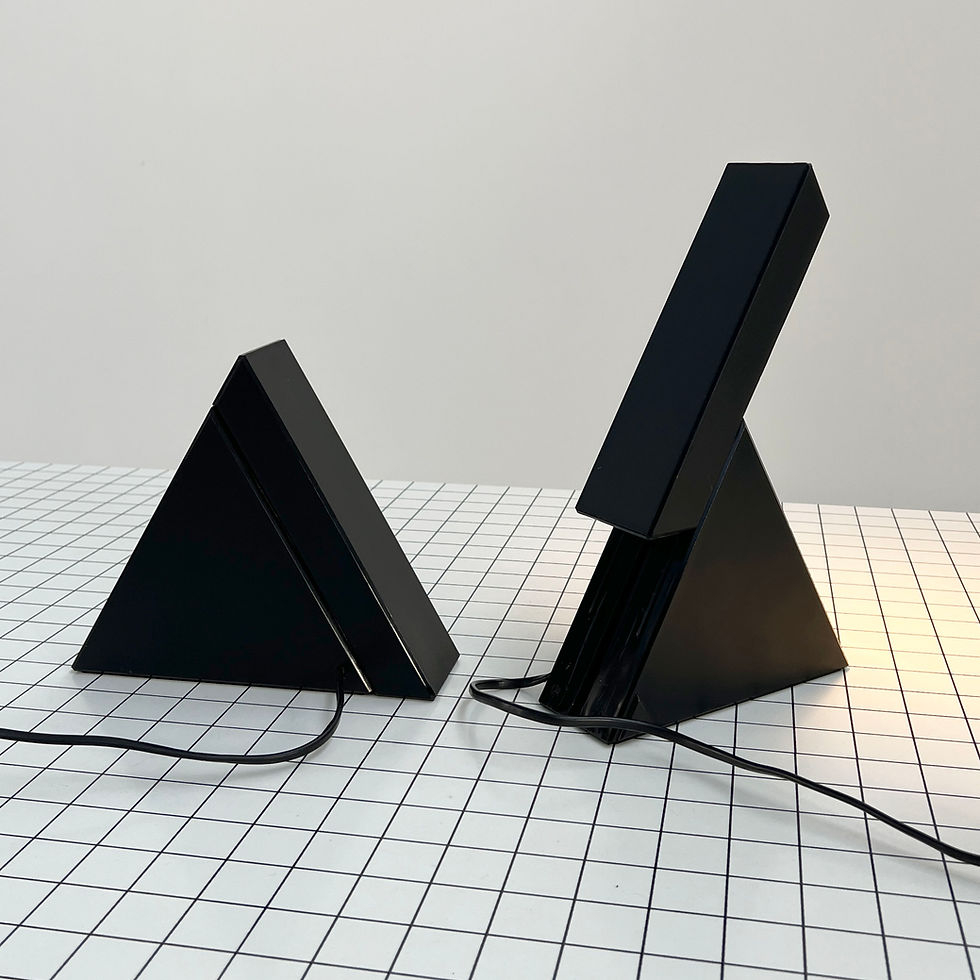 Thumbnail: Pair of Delta Table Lamps by Mario Bertorelle for JM RDM, 1980s - SOLD