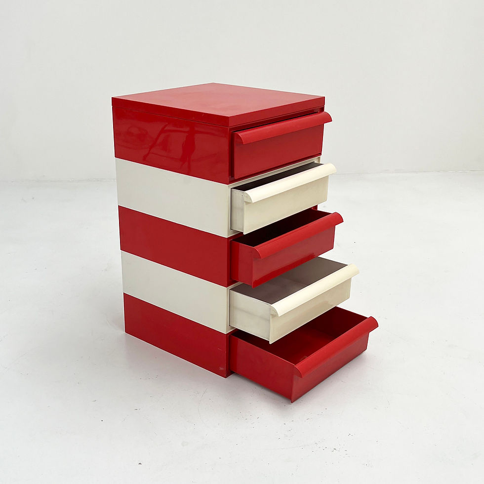 Thumbnail: Chest with 5 Drawers Model 4601 by Simon Fussell for Kartell, 1970s - SOLD