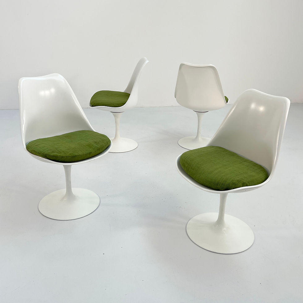Thumbnail: Green Swivel Tulip Dining Chair by Eero Saarinen for Knoll, 1960s - SOLD