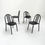 Thumbnail: Set of 4 No.222 Chairs by Robert Mallet-Stevens for Pallucco Italia, 1980 - SOLD