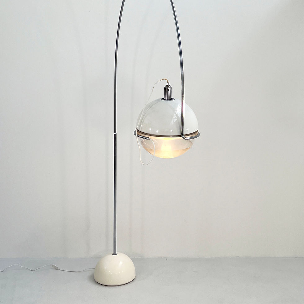 Thumbnail: Focus Arc Floor Lamp by Fabio Lenci for Guzzini, 1970s - SOLD
