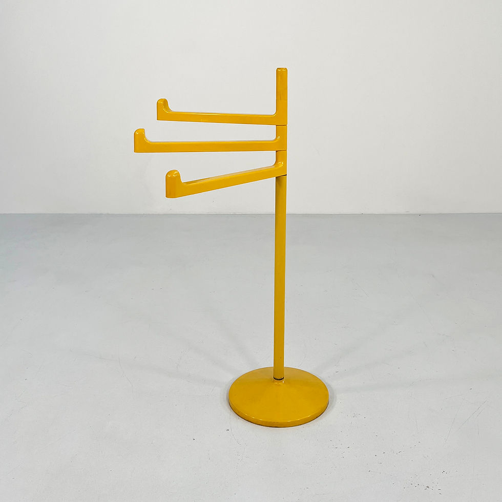 Thumbnail: Yellow Towel Holder by Makio Hasuike for Gedy, 1970s - SOLD