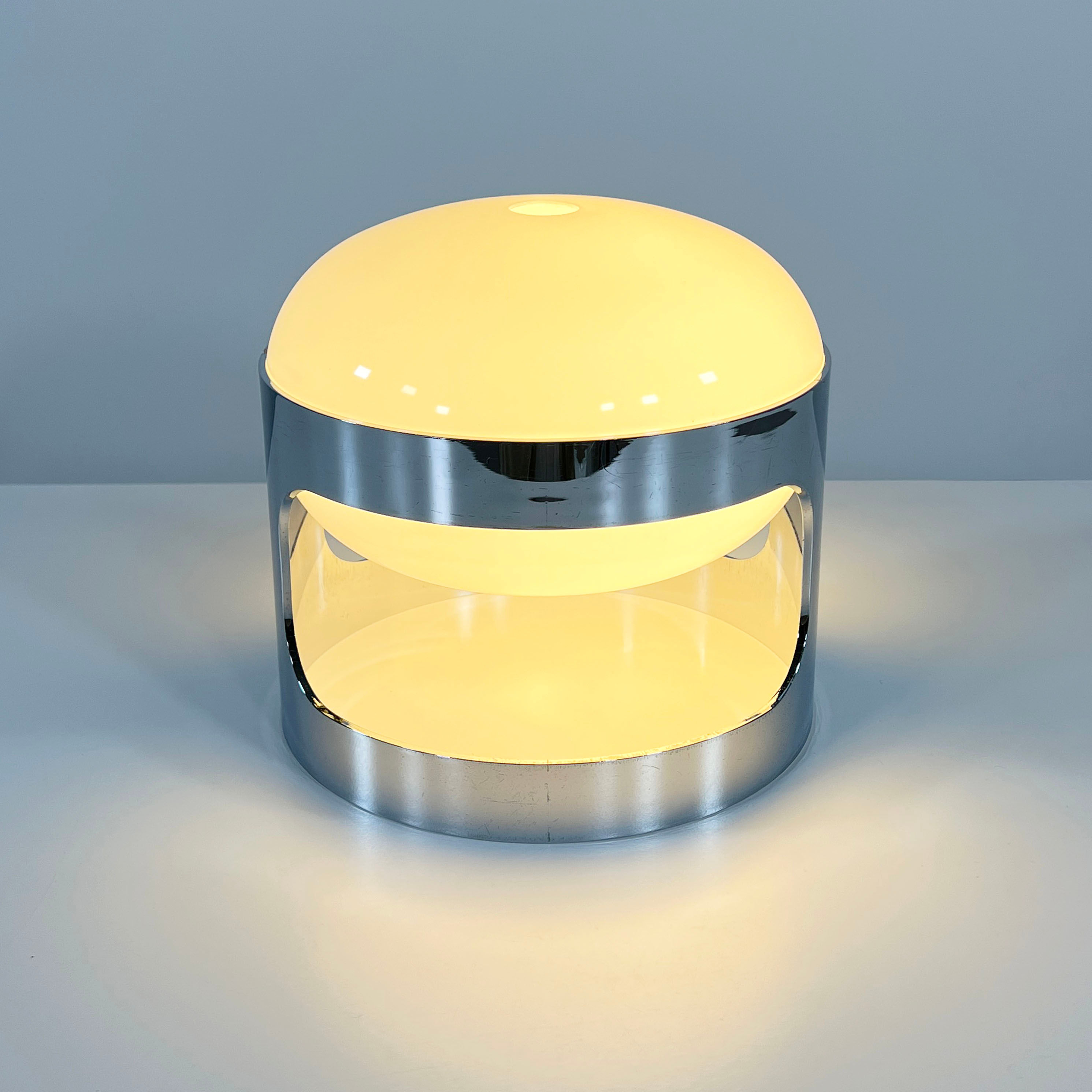 Chromed KD27 Table Lamp by Joe Colombo for Kartell, 1970s - SOLD