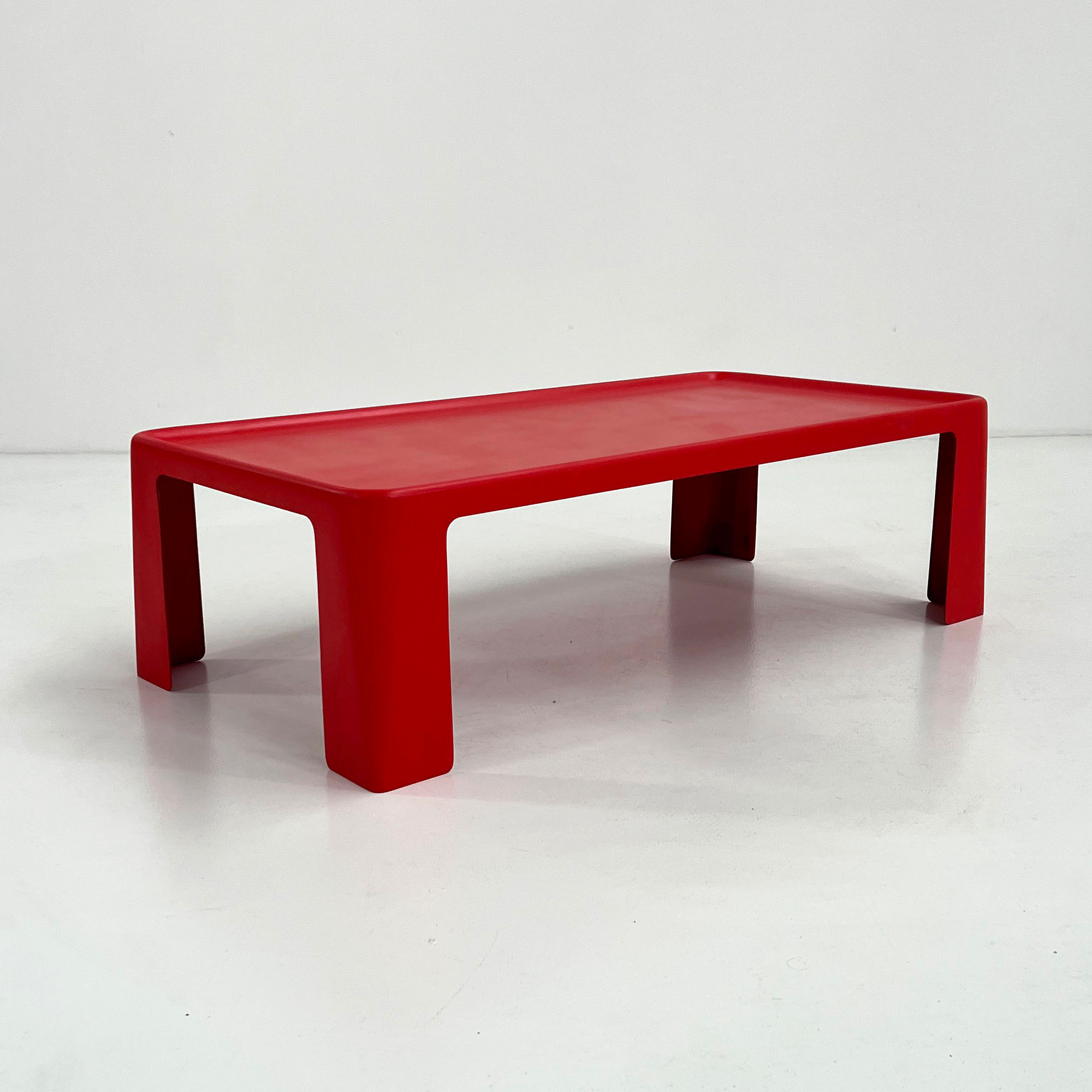 Red Amanta Coffee Table by Mario Bellini for C&B Italia, 1960s - SOLD