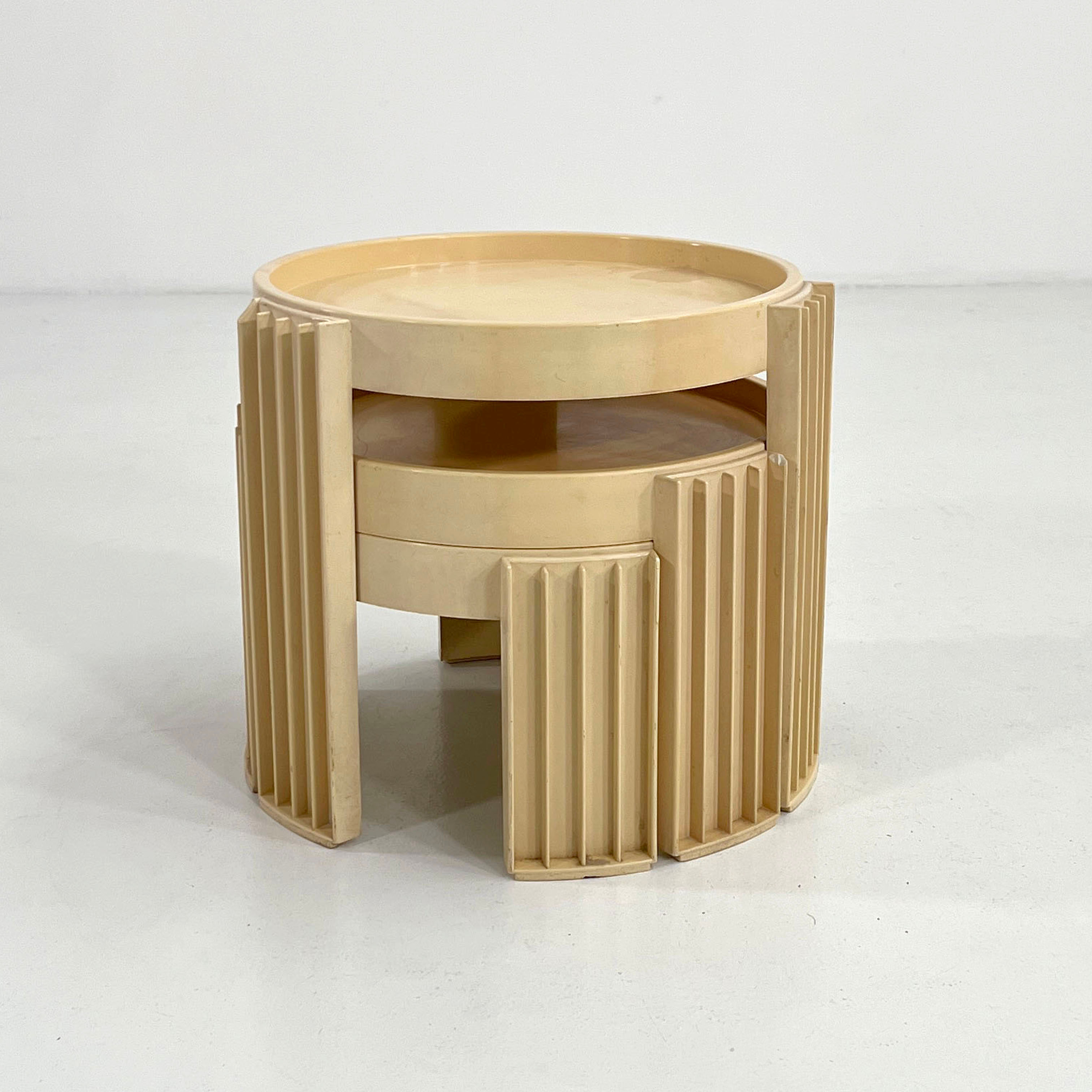 Set of 3 Marema Nesting Tables by Gianfranco Frattini for Cassina, 1960s - SOLD