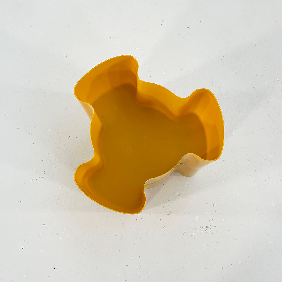 Thumbnail: Yellow Double Puzzle Planter from Visart, 1970s - SOLD