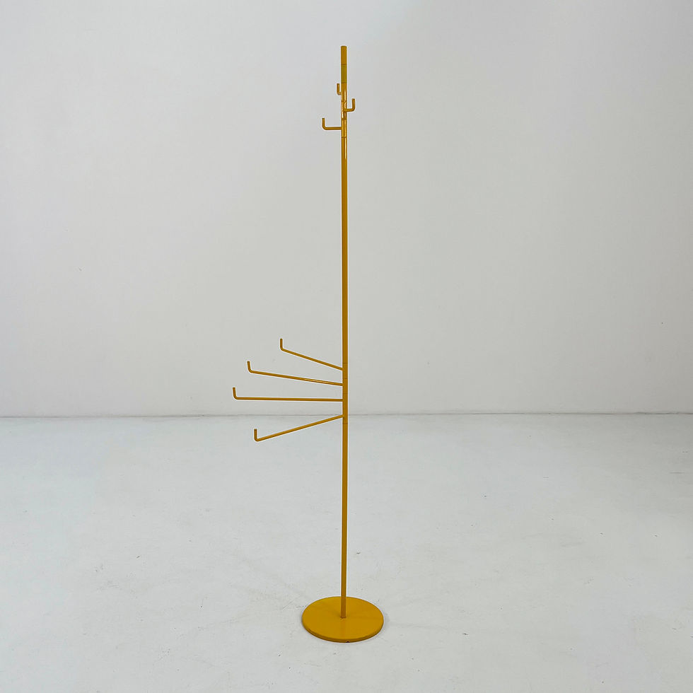 Thumbnail: Yellow Standing Towel Holder in Metal from Symbolbath, 1980s
