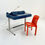Thumbnail: Blue Orix Desk by Vittorio Parigi & Nani Prina for Molteni, 1970s - SOLD